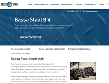 Tablet Screenshot of bassastaal.nl